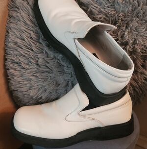 Classic White Slip-On Loafers